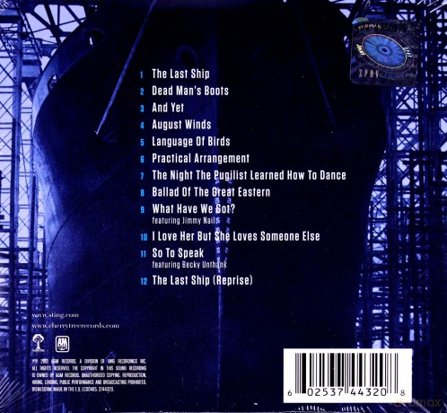 Sting: The Last Ship (ecopack) [CD]