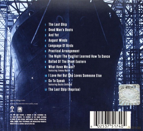 Sting: The Last Ship (PL) (ecopack) [CD]