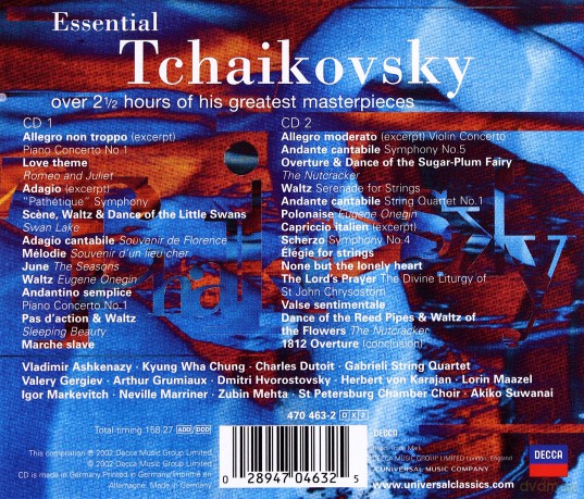 Essential Tchaikovsky (Instumentals) [2CD]