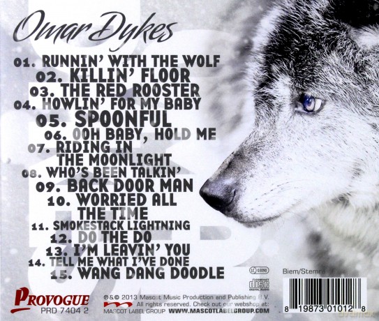 Omar Dykes: Runnin With The Wolf [CD]
