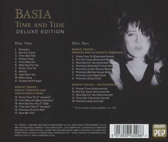 Basia: Time And Tide Deluxe Edition [2CD]