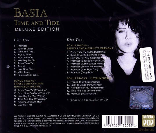 Basia: Time And Tide Deluxe Edition [2CD]