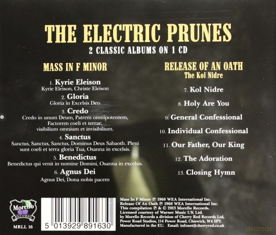 The Electric Prunes: Mass In F Minor+Release Of An Oath [CD]