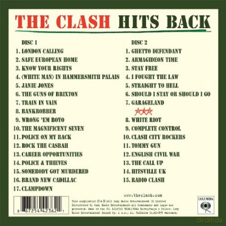 The Clash: The Clash Hits Back (ecopack) [2CD]