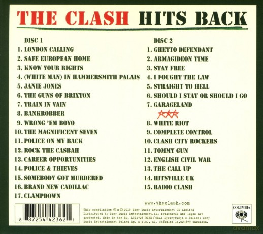 The Clash: The Clash Hits Back (ecopack) [2CD]