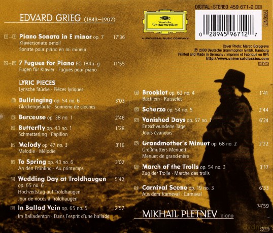 Mikhail Pletnev: Grieg [CD]