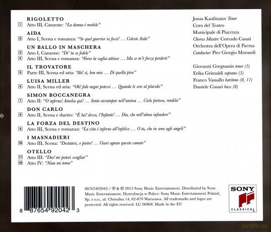 Jonas Kaufmann: The Verdi Album [CD]