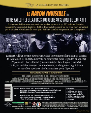 The Invisible Ray (Niewidzialny promień) [Blu-Ray]
