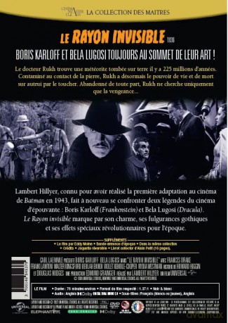 The Invisible Ray (Niewidzialny promień) [DVD]