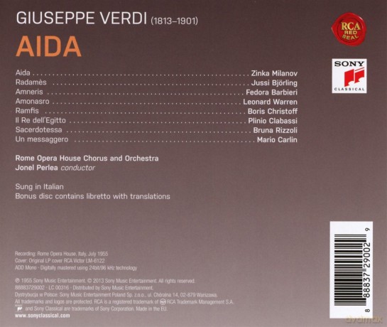 Jonel Perlea: Verdi: Aida [3CD]