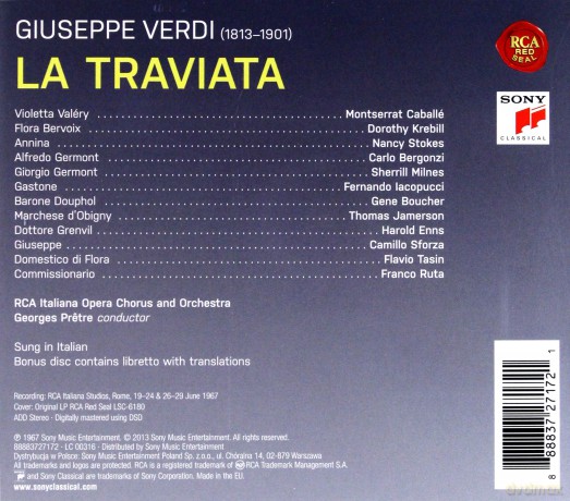 Georges Prętre: Verdi: La Traviata [2CD]