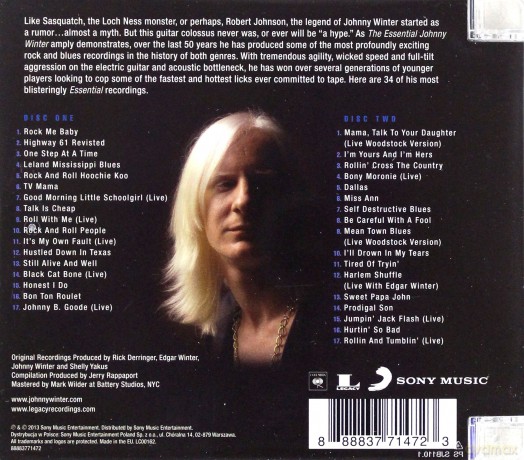 Johnny Winter: The Essential Johnny Winter [2CD]