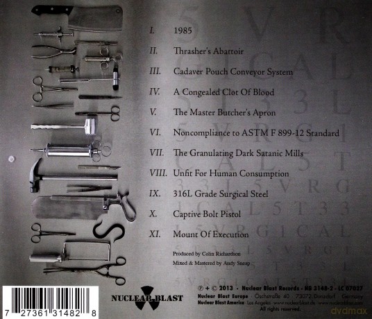 Carcass: Surgical Steel [CD]