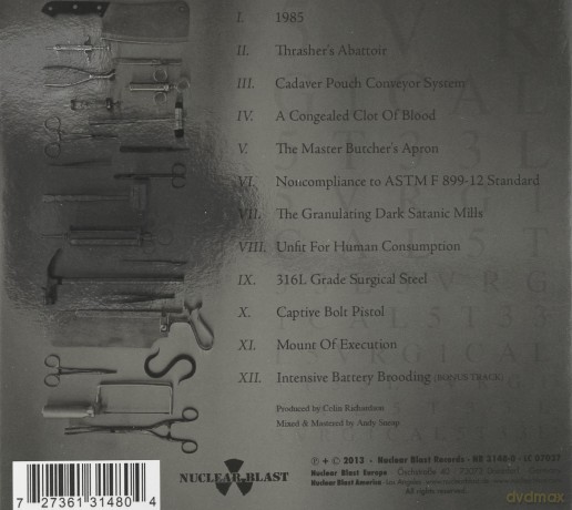 Carcass: Surgical Steel (digipack) [CD]