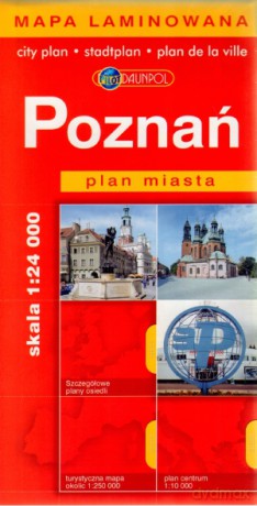 Poznań. Plan miasta laminowany [KSIĄŻKA]