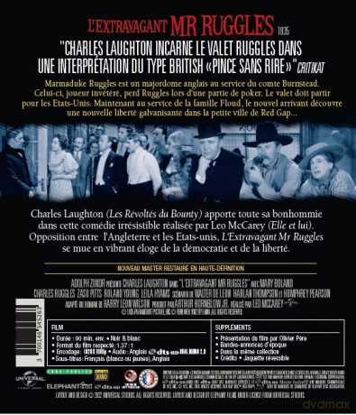 L'Extravagant Mr Ruggles - BRD