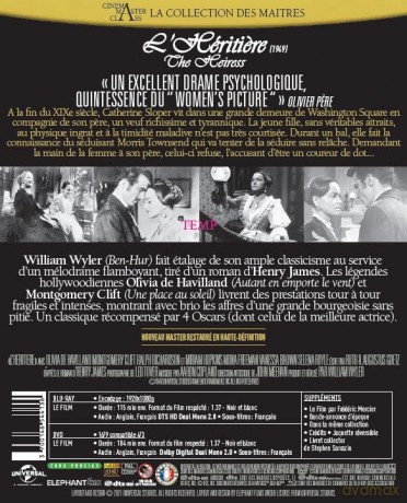 The Heiress (Dziedziczka) [Blu-Ray]
