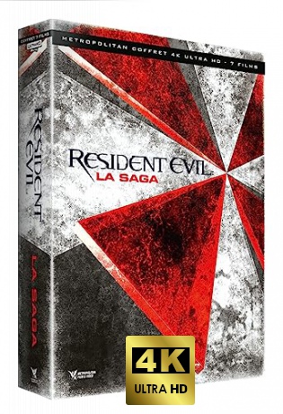 Resident Evil / Resident Evil: Apocalypse / Resident Evil: Extinction / Resident Evil: Afterlife / Resident Evil: Retribution / Resident Evil: The Final Chapter [6xBlu-Ray 4K]