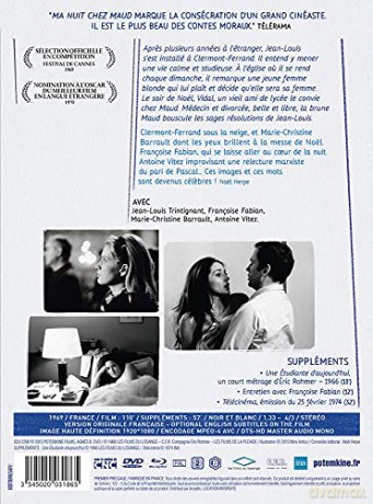 My Night at Maud's (Moja noc u Maud) [Blu-Ray]