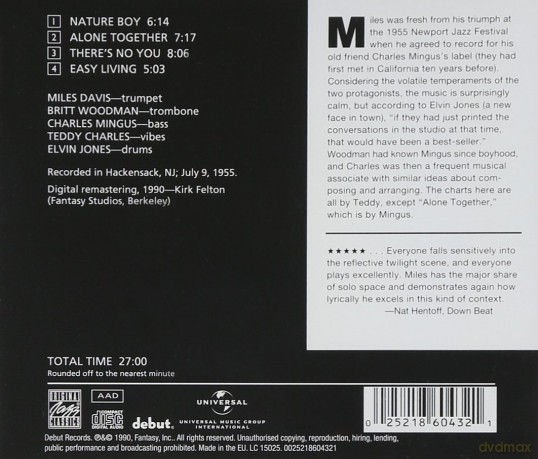 Miles Davis: Blue Moods [CD]
