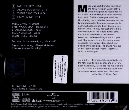 Miles Davis: Blue Moods [CD]
