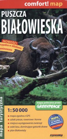 Puszcza Białowieska. Laminowana mapa turystyczna w skali 1:50 000 [KSIĄŻKA]