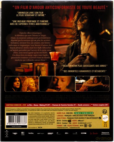 Only Lovers Left Alive (Tylko kochankowie przeżyją) [Blu-Ray]