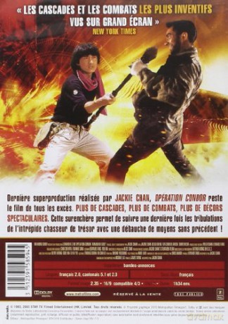 Armour of God 2: Operation Condor (Zbroja Boga 2) [DVD]