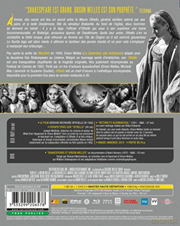 The Tragedy of Othello: The Moor of Venice (Otello) [Blu-Ray]+[DVD]