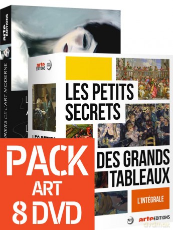 Pack Aventuriers de l'art Moderne + Petits Secrets des Grands Tableaux Intégrale 1 a 5-8
