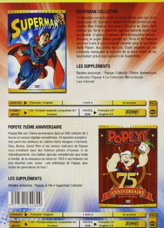 Pack Superman + Popeye - Coffret 2