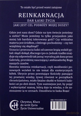 Reinkarnacja. Dar łaski życia [KSIĄŻKA]
