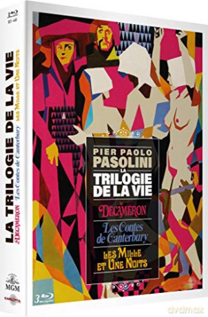 Pier Paolo Pasolini - La Trilogie de la vie: The Decameron / The Canterbury Tales / Arabian Nights (Decameron / Opowieści kanterberyjskie / Kwiat tysiąca i jednej nocy) [3xBlu-Ray]