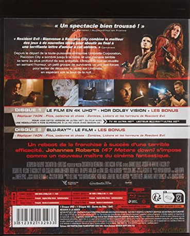 Resident Evil: Welcome to Raccoon City (Resident Evil: Witajcie w Raccoon City) [Blu-Ray 4K]+[Blu-Ray]