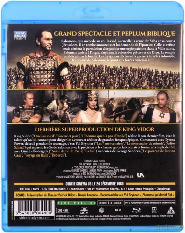 Solomon and Sheba (Salomon i królowa Saby) [Blu-Ray]