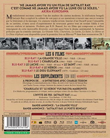 Satyajit Ray 6 films Collection [BOX] [6xBlu-Ray]