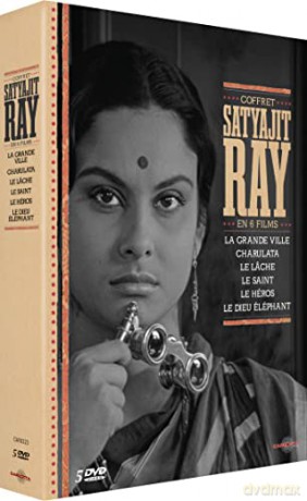 Satyajit Ray en 6 Films-La Grande Ville + Charulata + Le Saint + Le Lâche + Le Héros + Le Dieu éléphant (Coffret Collector-Édition limitée)