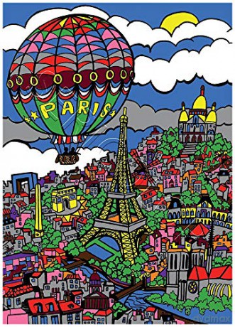 SERICOLOR Paris et Ses Monuments - Tableau a colorier
