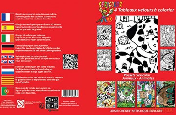 Sericolor Tableaux Velours Pockets Animaux