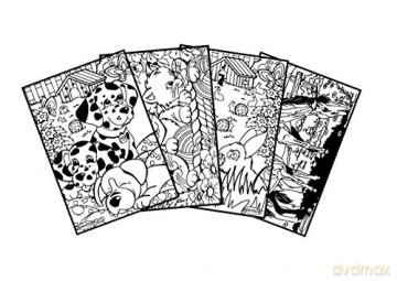 Sericolor Tableaux Velours Pockets Animaux