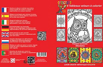 Sericolor Tableaux Velours Pockets Mandalas