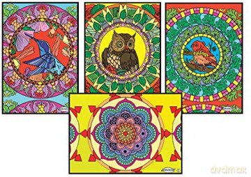 Sericolor Tableaux Velours Pockets Mandalas