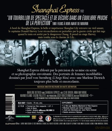 Shanghai Express (Szanghaj Ekspres) [Blu-Ray]