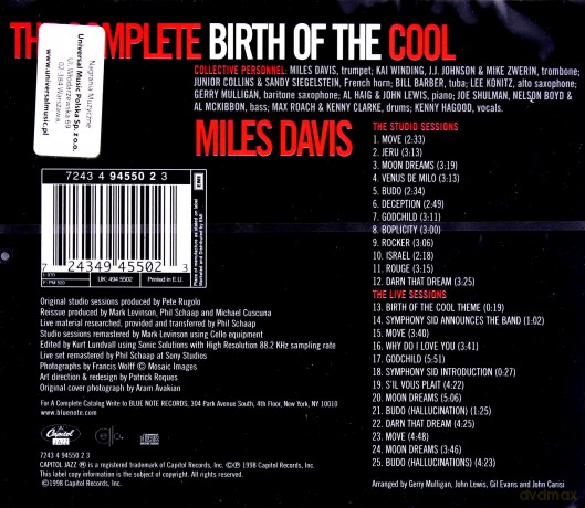 Miles Davis: The Complete Birth Of [CD]