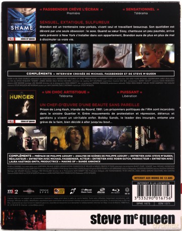 Steve McQueen 2 Films : Hunger / Shame (Głód / Wstyd] [2xBlu-Ray]