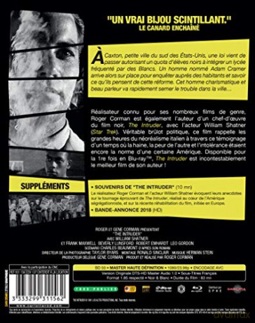 The Intruder (Intruz) [Blu-Ray]