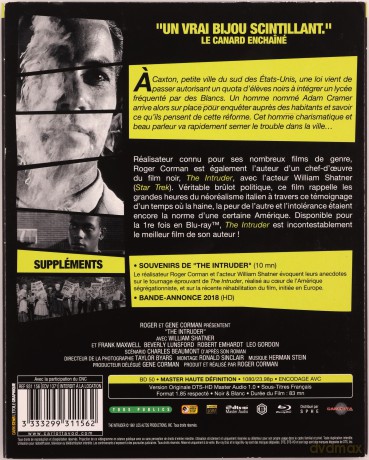 The Intruder (Intruz) [Blu-Ray]