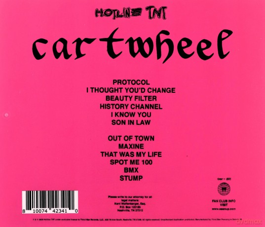 Hotline TNT: Cartwheel [CD]