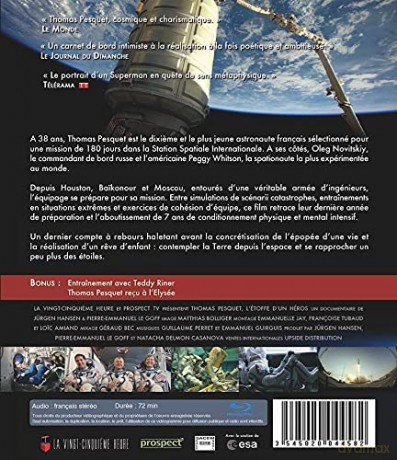 Thomas Pesquet, the makings of a hero [Blu-Ray]