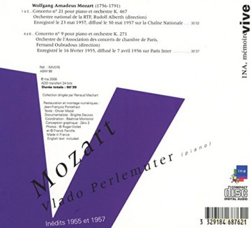 Vlado Perlemuter plays Mozart [CD]